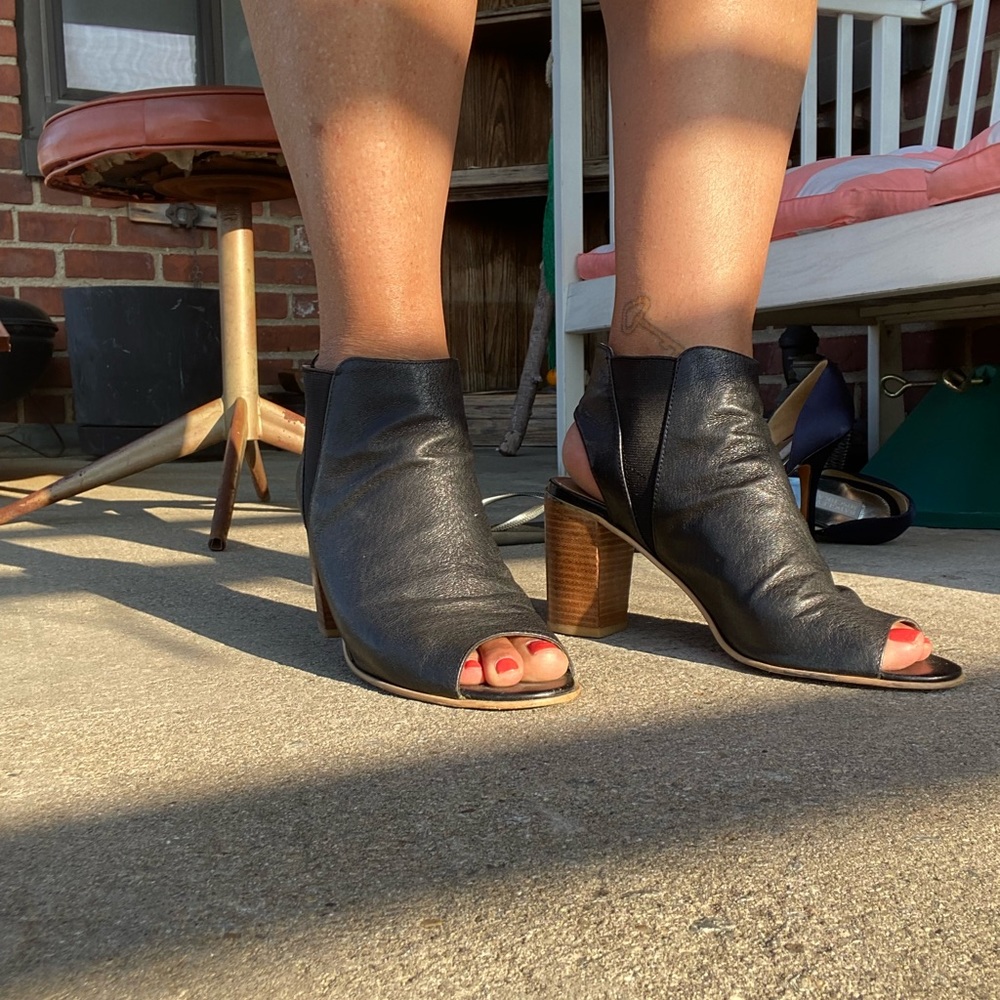 Steve Madden Open Toe & Open Ankle Booties. - image 1